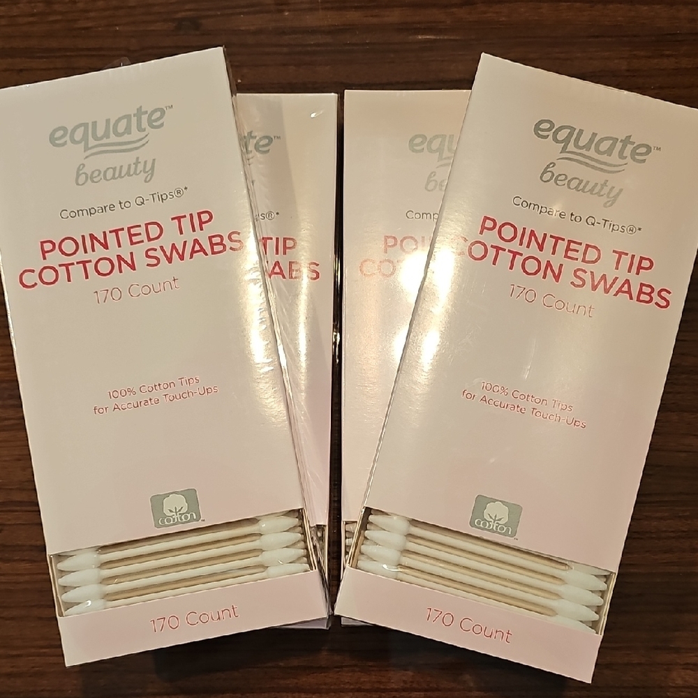 Pointed Tip Cotton Swabs - 170 Count